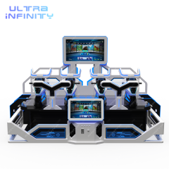 VR Thunder Knight Race 4 players - 9D VR Racing Ride Game Machine
