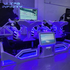 VR Thunder Knight Race 4 players - 9D VR Racing Ride Game Machine