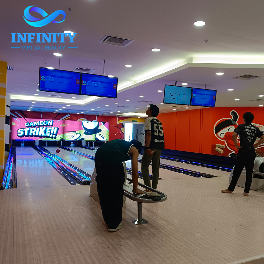 Commercial 2 Lane String Bowling Equipment for Indoor Entertainment Center Turnkey Project Solution Bowling Alley Supplier