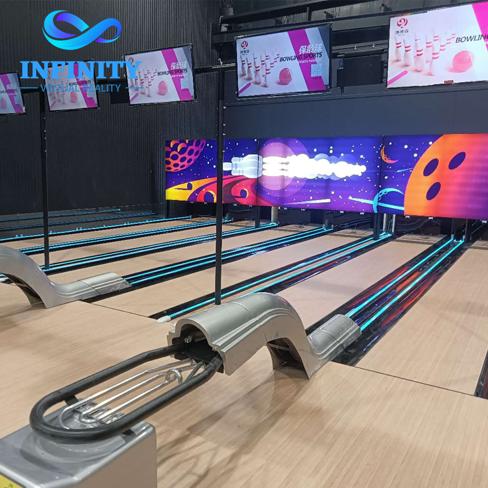 Commercial 2 Lane String Bowling Equipment for Indoor Entertainment Center Turnkey Project Solution Bowling Alley Supplier