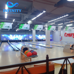 Commercial 2 Lane String Bowling Equipment for Indoor Entertainment Center Turnkey Project Solution Bowling Alley Supplier