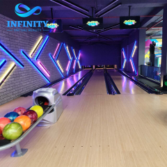 Commercial 2 Lane String Bowling Equipment for Indoor Entertainment Center Turnkey Project Solution Bowling Alley Supplier