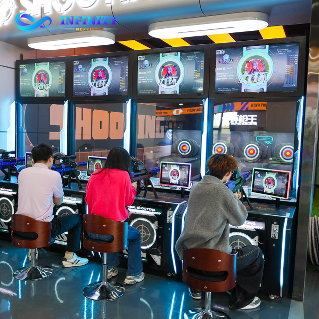 Digital Scoring Shooting Simulator for Full Venue Solution - Real-time Leaderboard & Rewards - Ideal for Team Building & Clubs - Q4