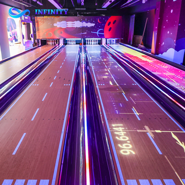 Standard 10-Pin Bowling Alley for Full Venue Solution - International Standard 26m Lane - Ideal for Sports Centers and Large FECs