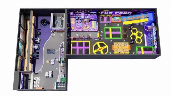 Full venue design and aerial layout for the NP-1200 project