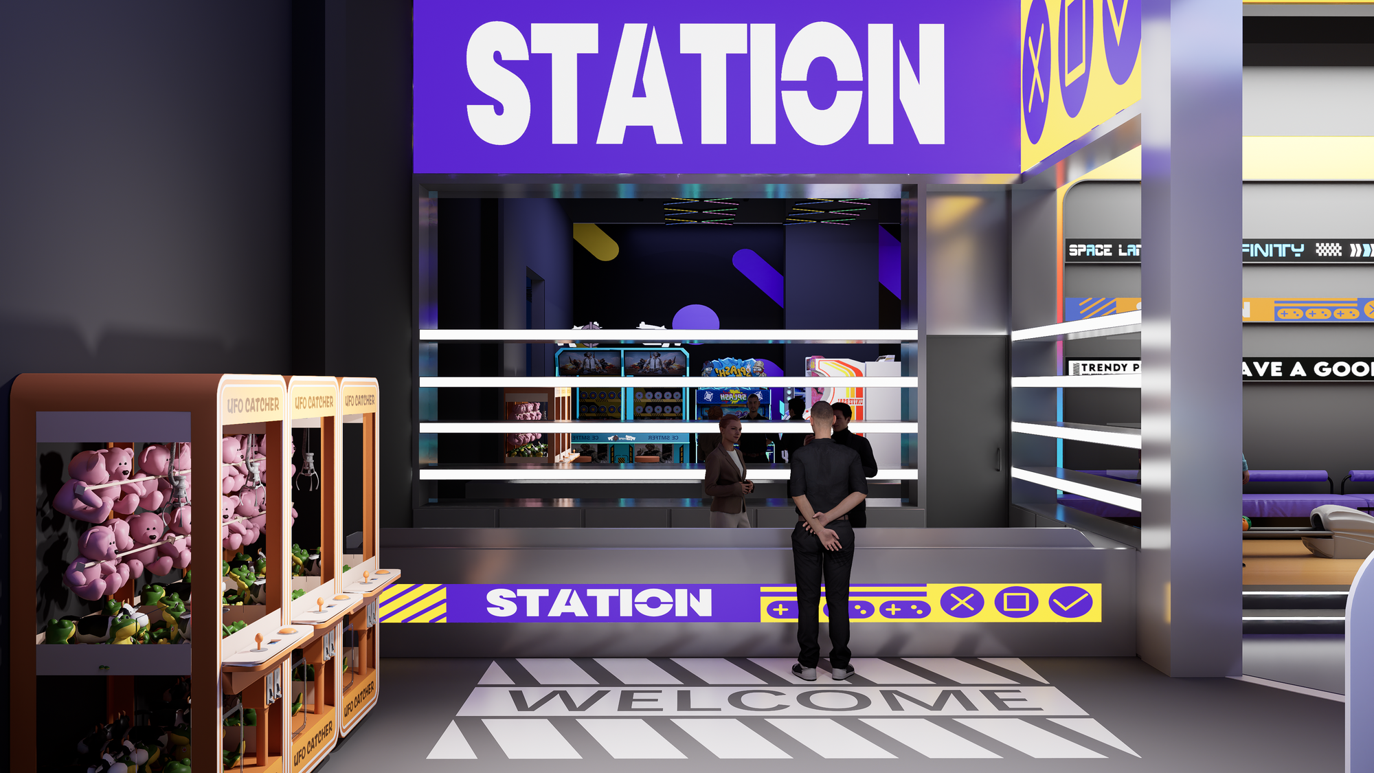 Ticketing counter