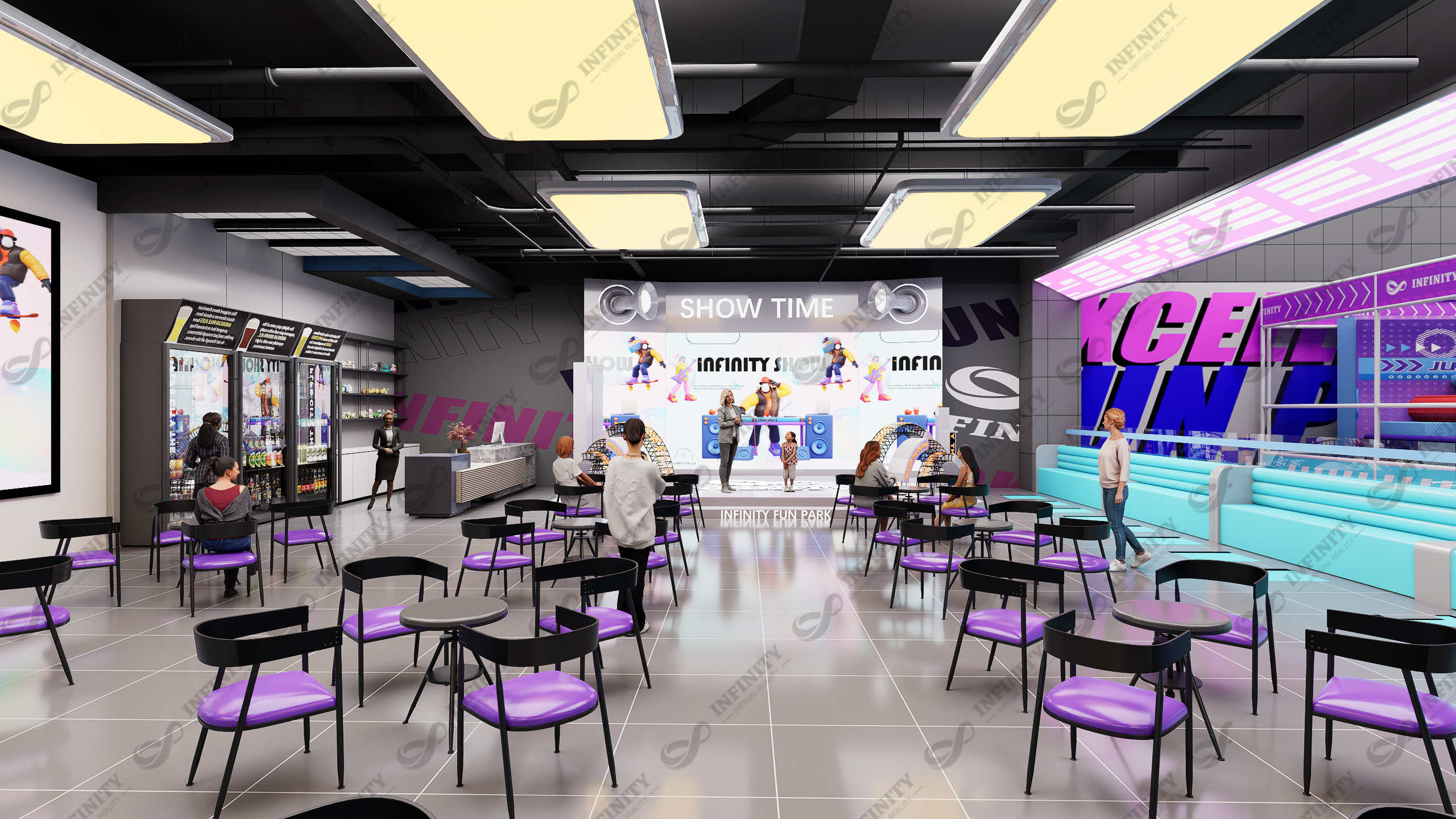 Cafe stage