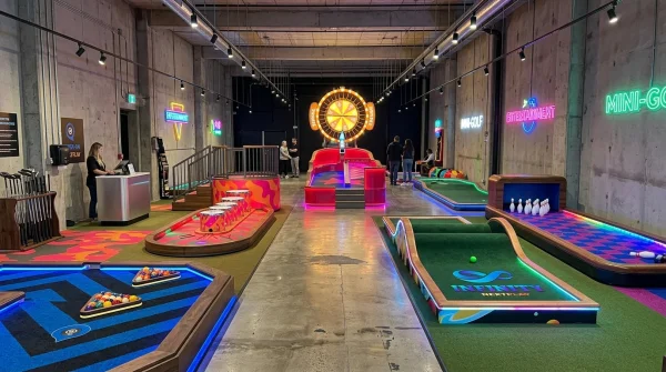 Family-friendly INFINITY indoor entertainment venue