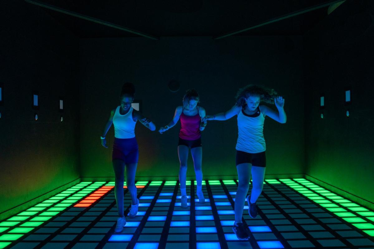 Immersive Interactive LED Floor Game