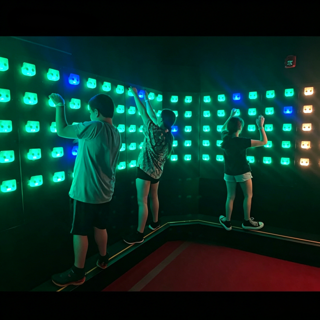 Interactive LED Reaction Challenge Game