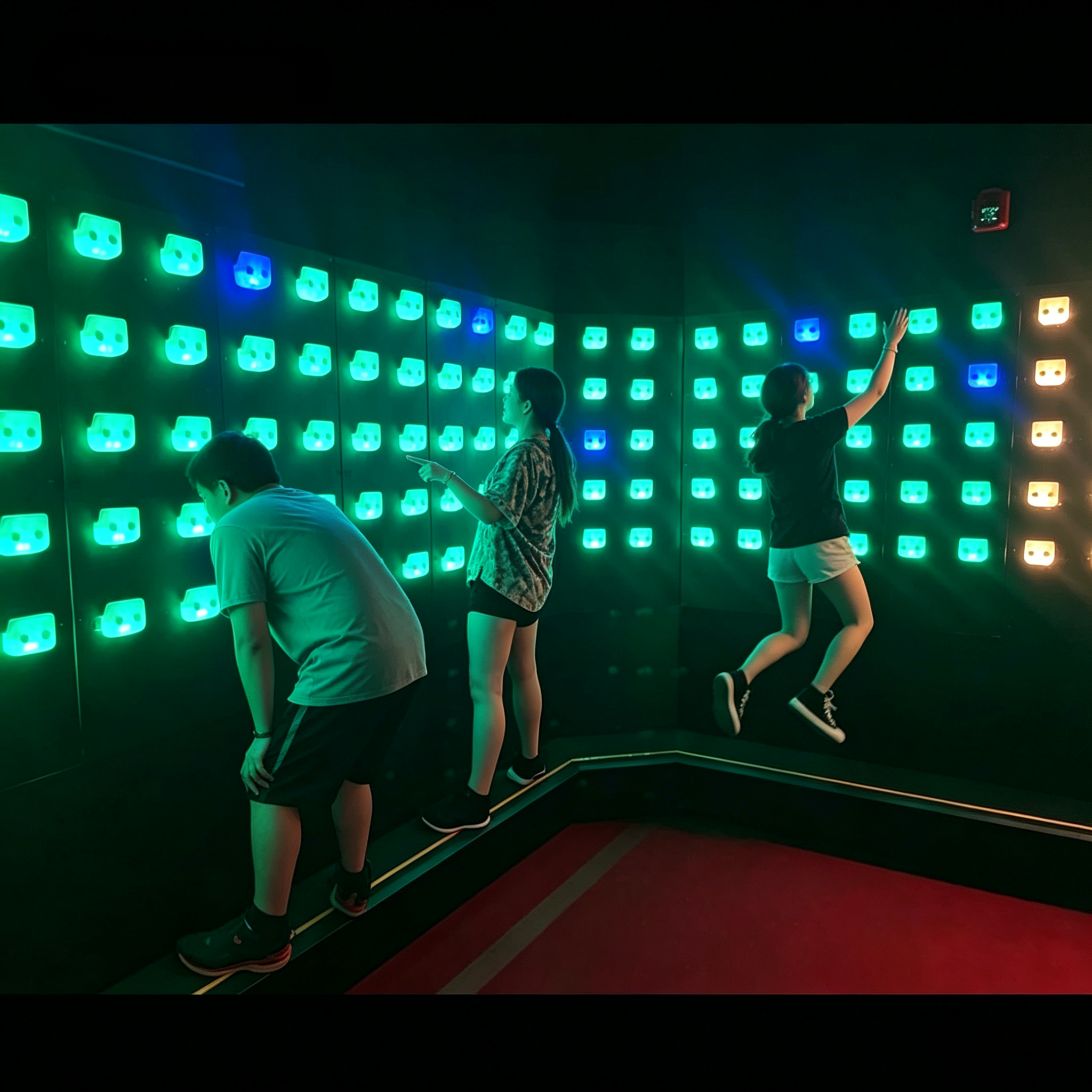Interactive LED Reaction Challenge Game