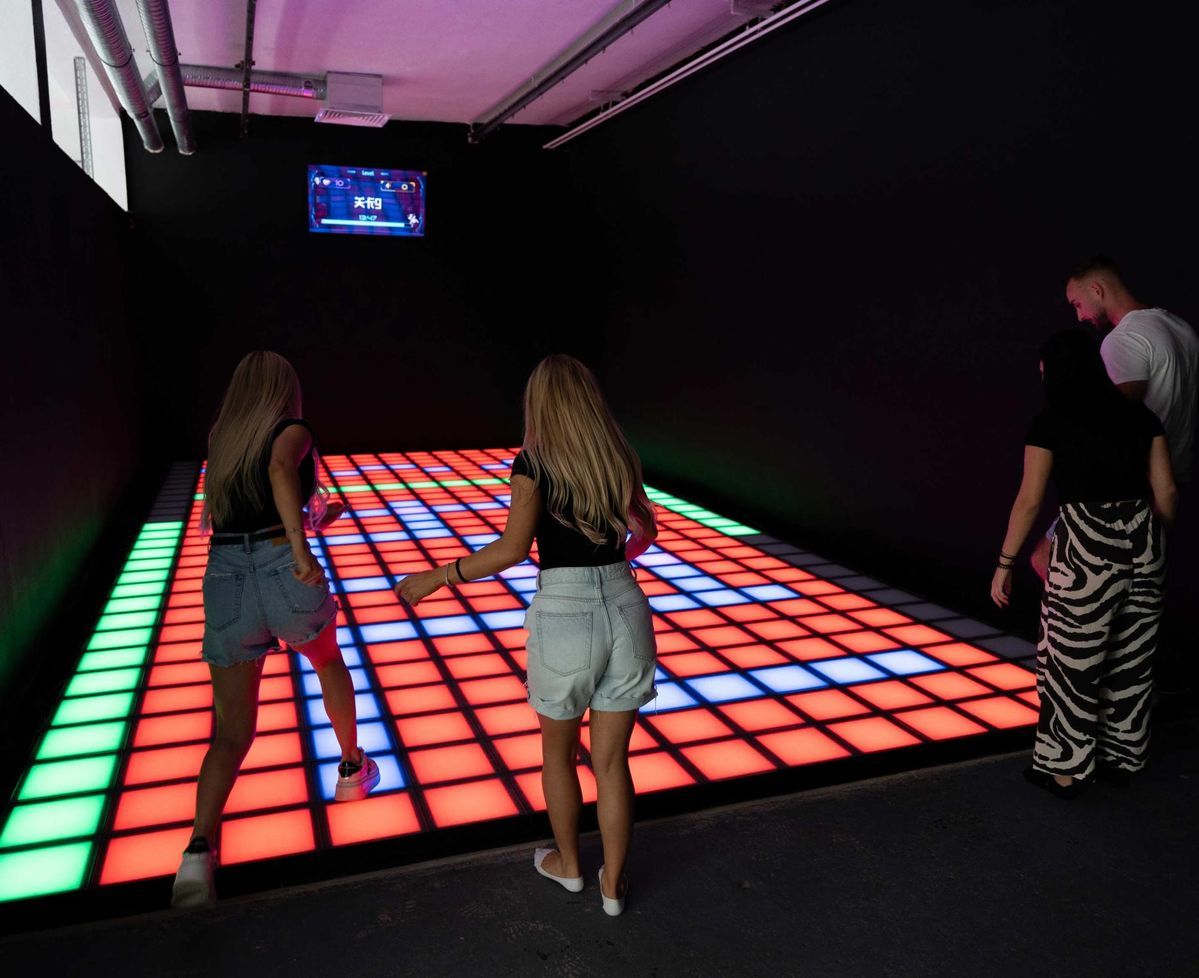 Immersive Interactive LED Floor Game