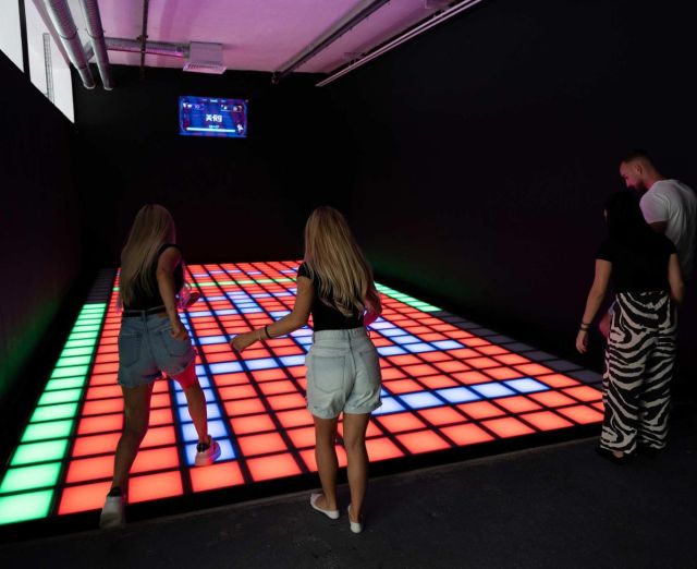 Immersive Interactive LED Floor Game