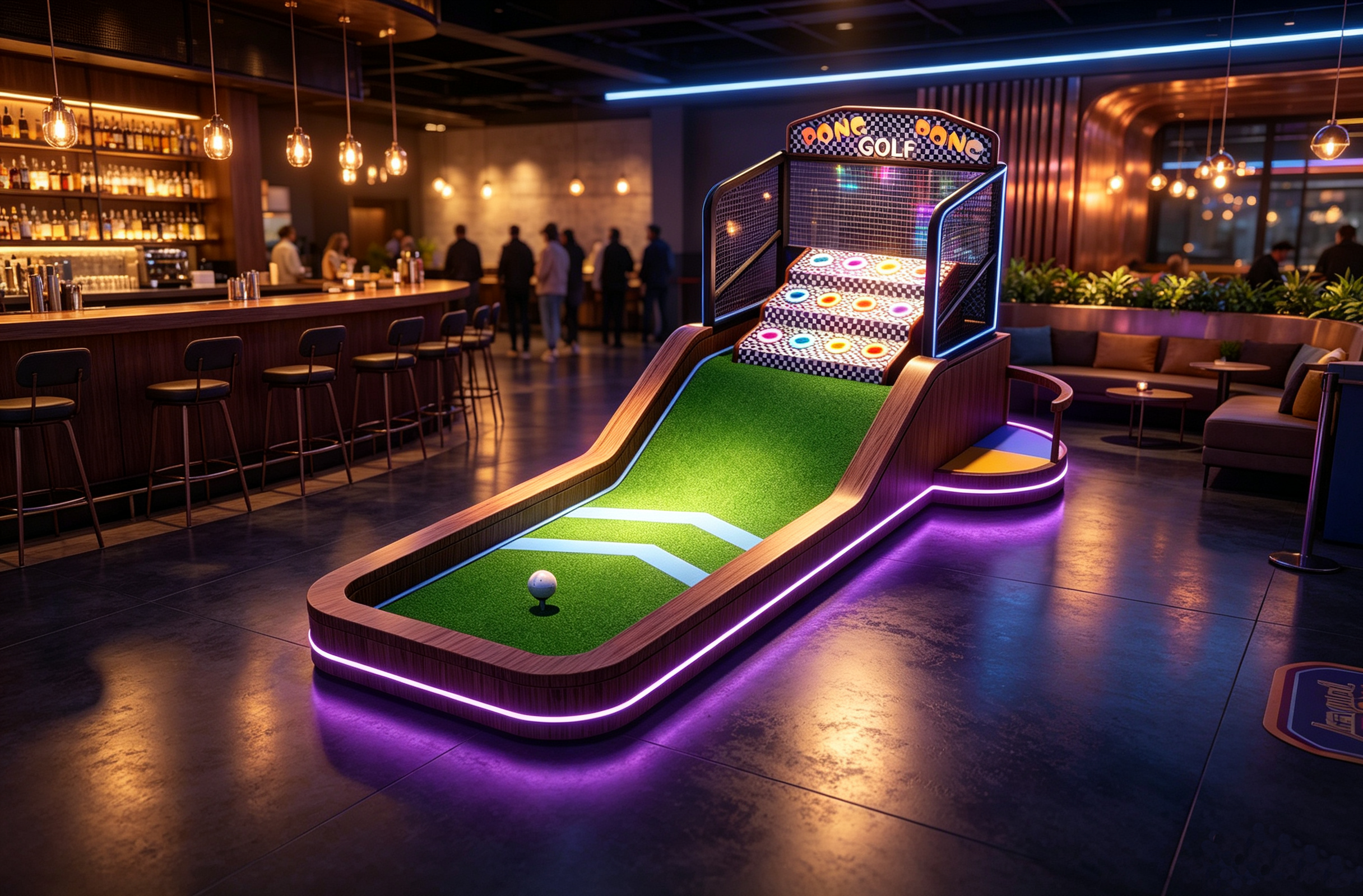 Beer Pong Golf Hole - Indoor Mini Golf Hole
