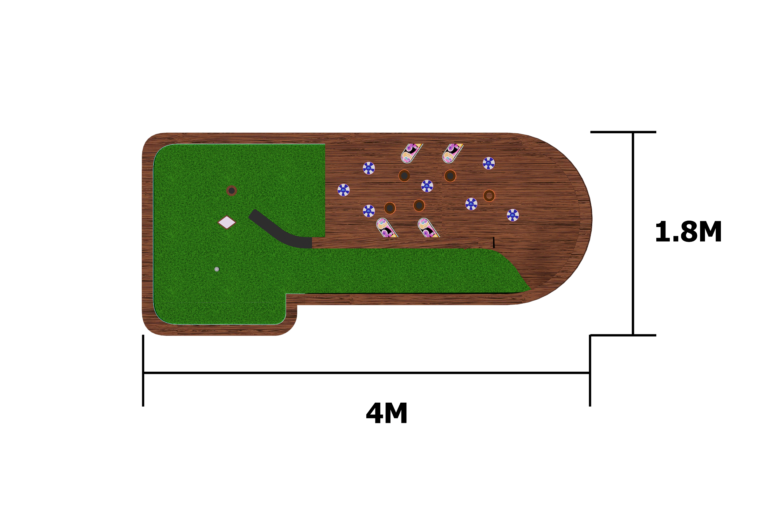Customized Obstacle Golf Hole – Indoor Mini Golf Hole