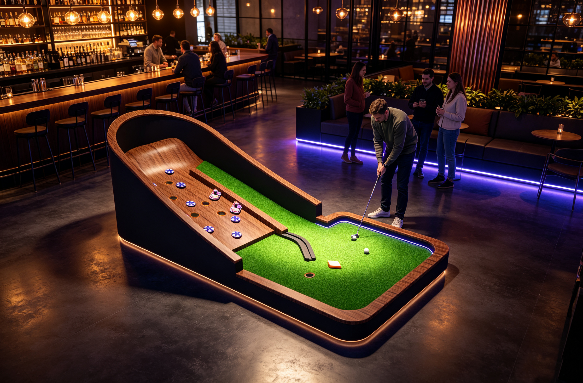 Customized Obstacle Golf Hole – Indoor Mini Golf Hole