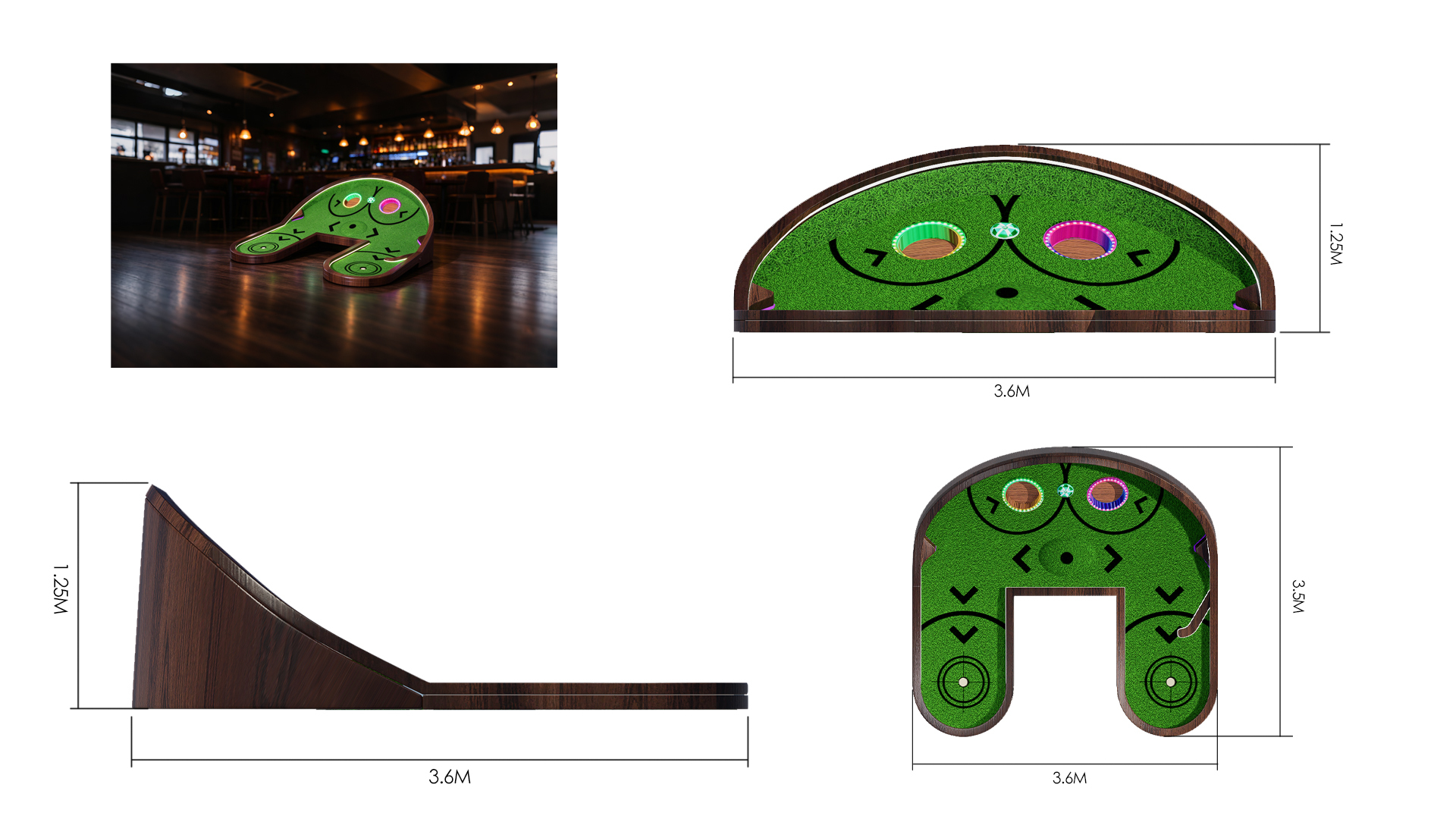 King's Ultimate Golf Hole – Indoor Mini Golf Hole