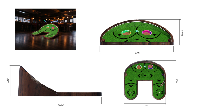 King's Ultimate Golf Hole – Indoor Mini Golf Hole