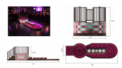 Interstellar Crossing Golf Hole – Indoor Mini Golf Hole