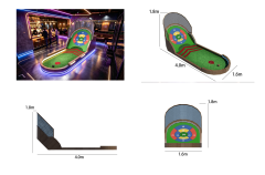 Golf Target Shooting Hole – Indoor Mini Golf Hole
