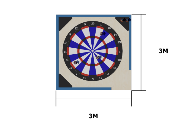 Darts Golf Hole – Indoor Mini Golf Hole