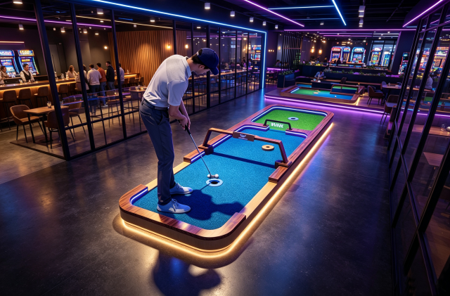 Golf Parkour – Indoor Mini Golf Obstacle Challenge