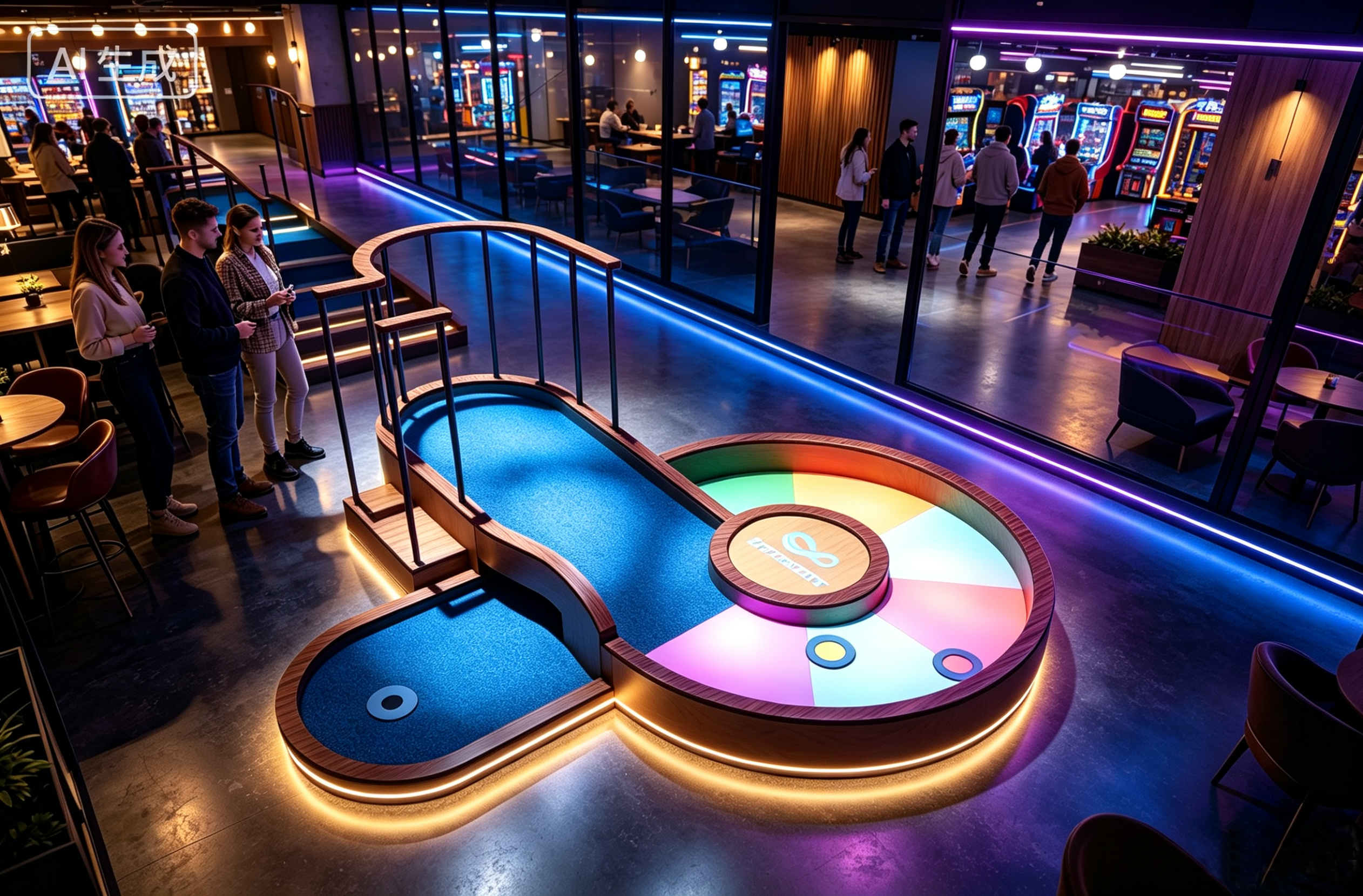 Cyclone Spin Hole – Indoor Mini Golf Hole