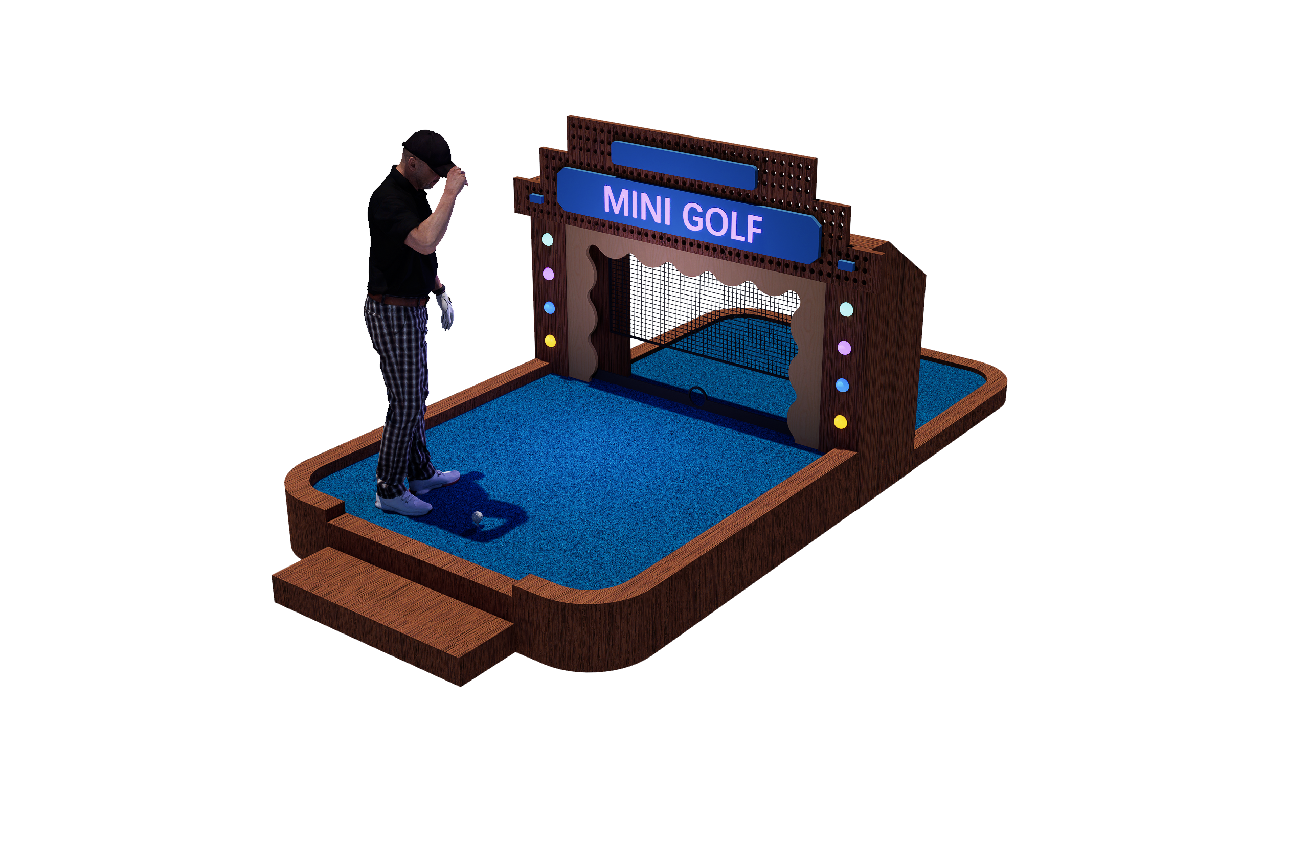 Golf Treasure Hunt Hole – Indoor Mini Golf Hole