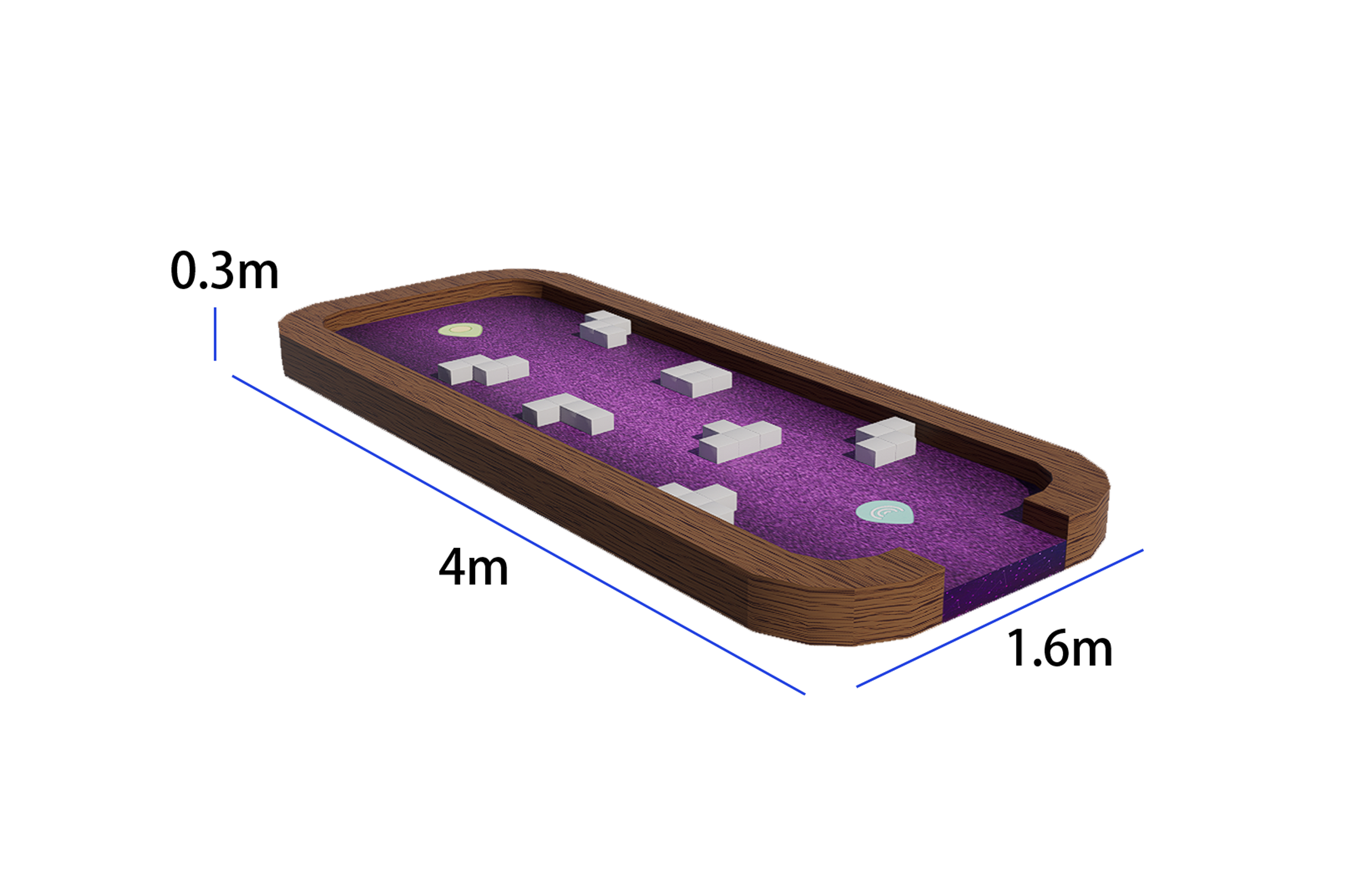 Cube Maze Golf Hole – Indoor Mini Golf Hole