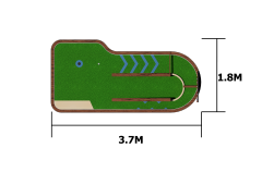 Curve Block Golf Hole – Indoor Mini Golf Hole