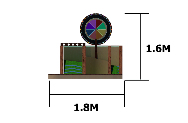 Curve Block Golf Hole – Indoor Mini Golf Hole