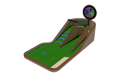 Curve Block Golf Hole – Indoor Mini Golf Hole