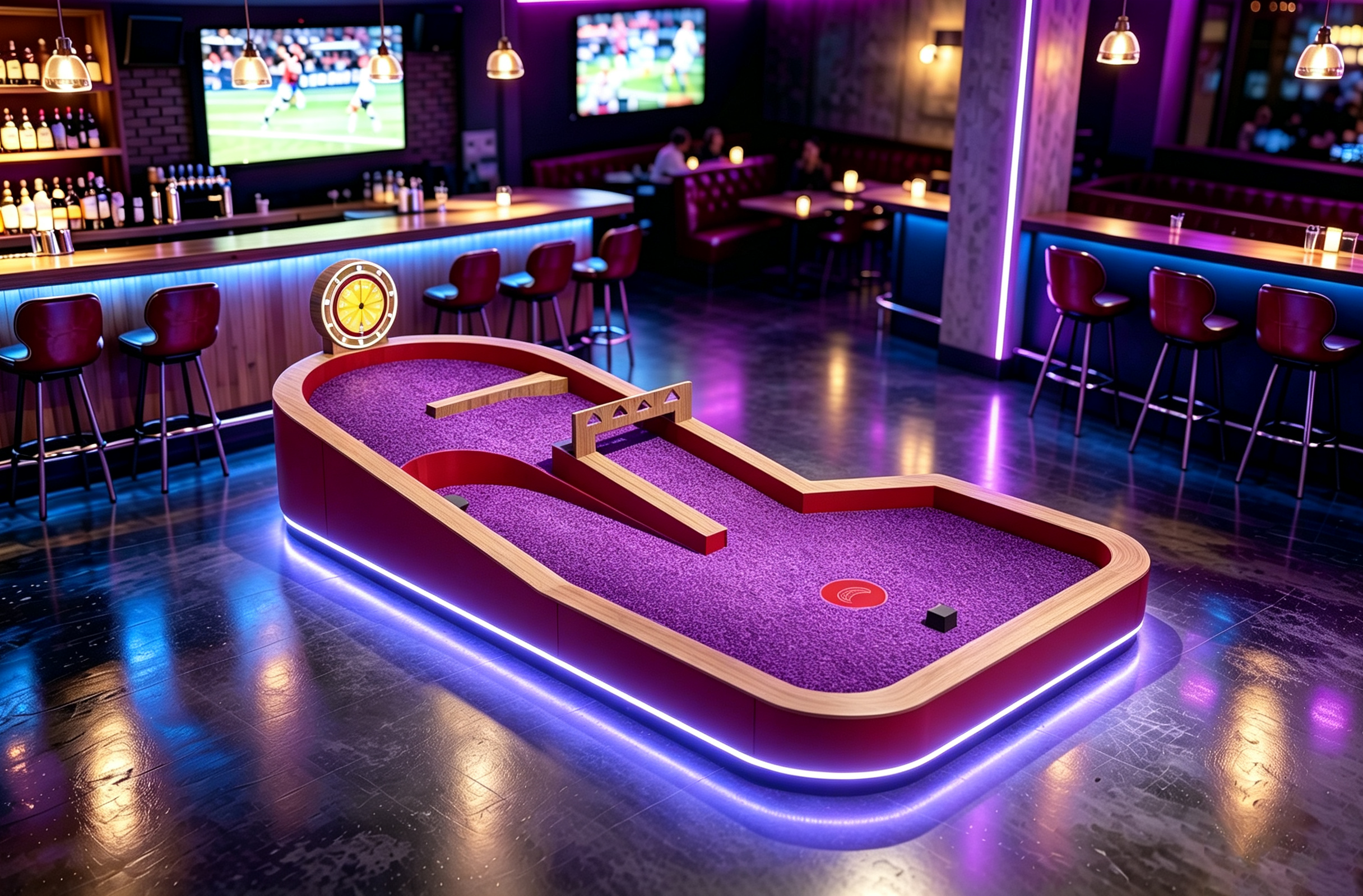 Gate Challenge Golf Hole, Indoor Mini Golf Hole