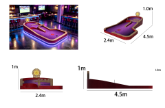 Balance Challenge Golf Hole – Indoor Mini Golf Hole