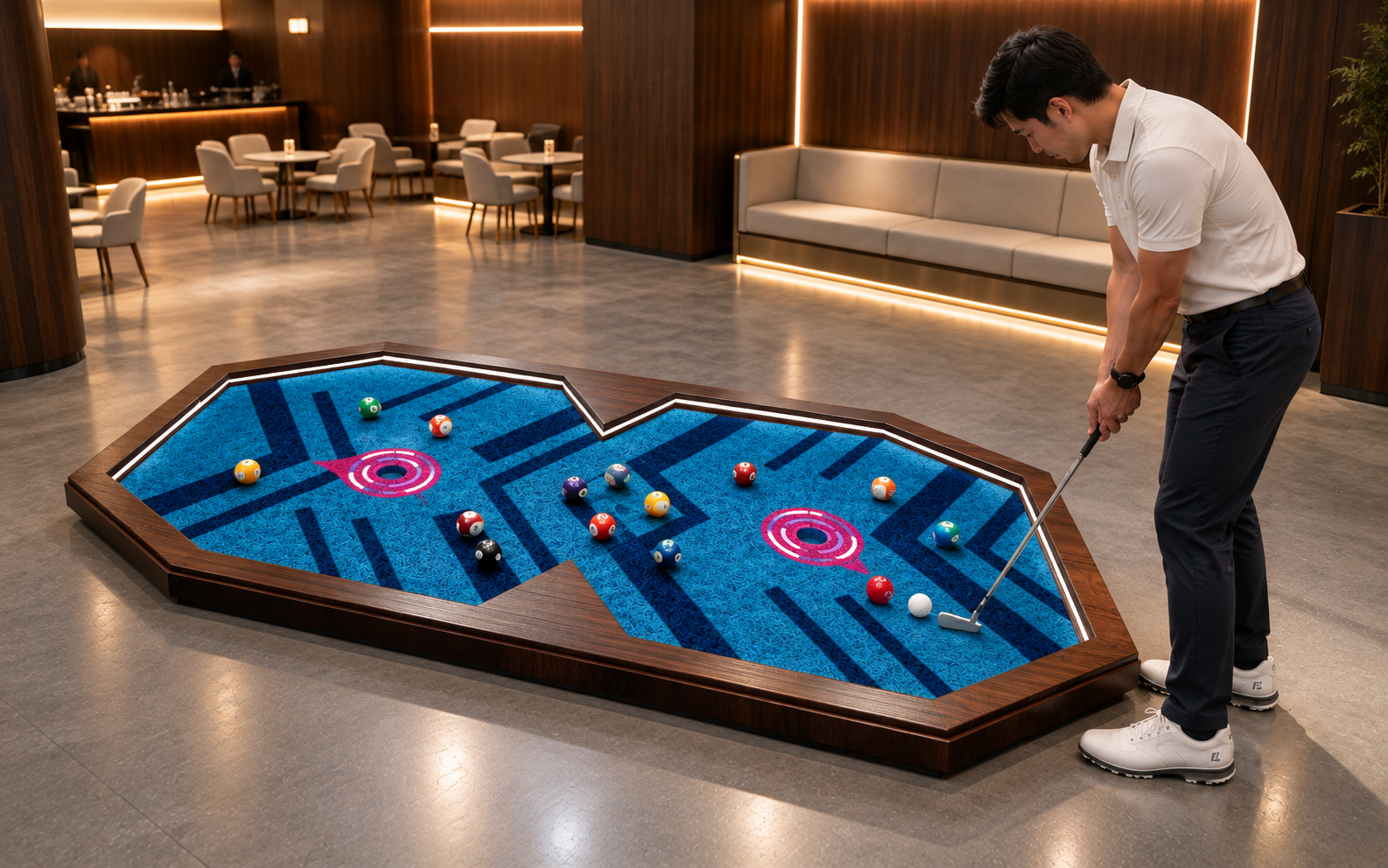 Billiard Golf Hole