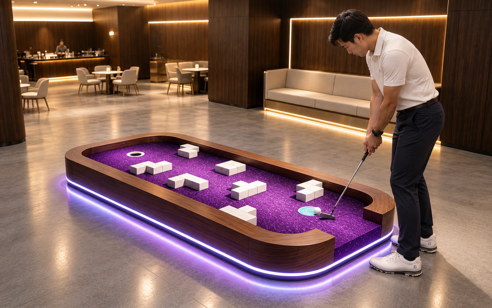 Cube Maze Golf Hole
