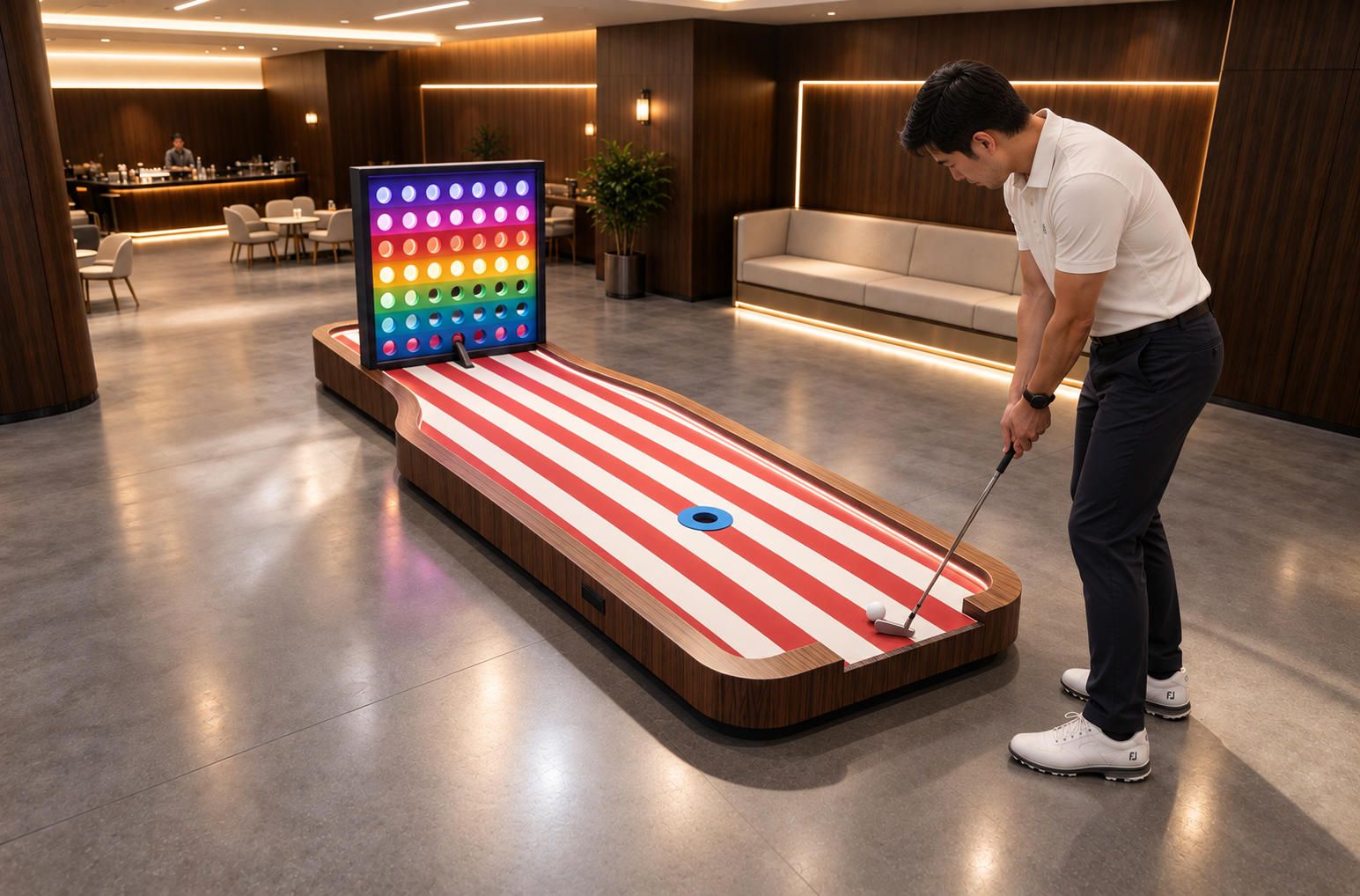 Rainbow Golf Challenge – Indoor Mini Golf Challenge