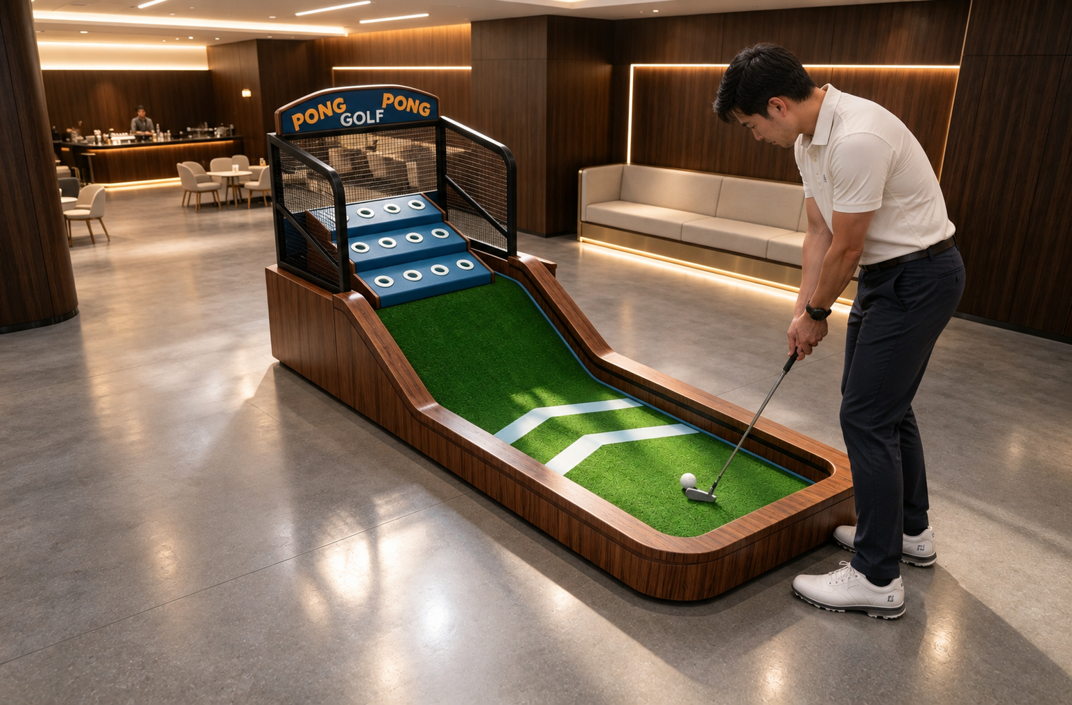 Beer Pong Golf Hole – Indoor Mini Golf Hole