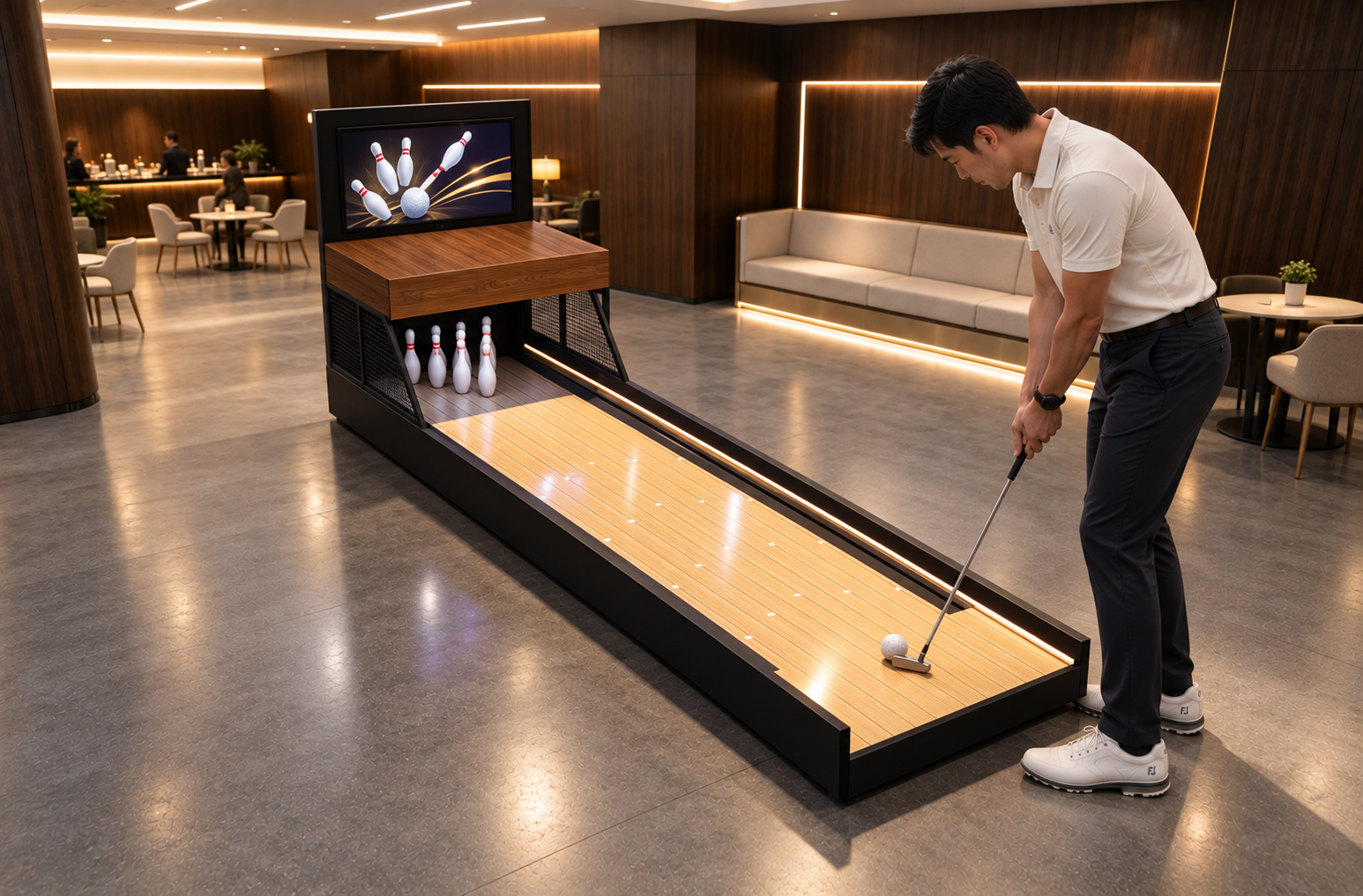 Bowling Golf Hole – Indoor Mini Golf Hole