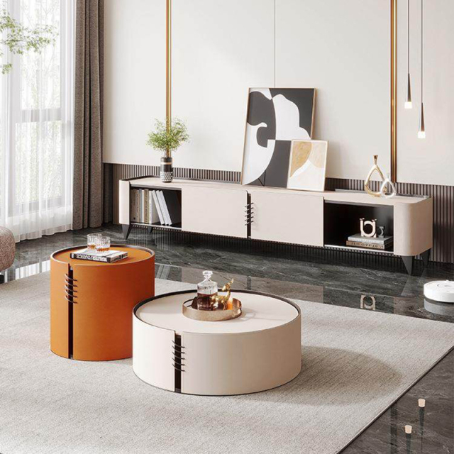 Round coffee table combination 2