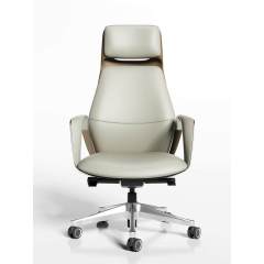 Genuine leather large class chair