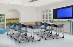 Classroom tables and chairs