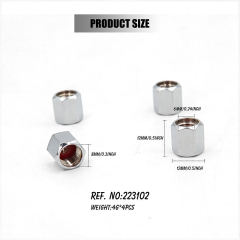 Car Copper Chromed Tire Valve Stem Cap