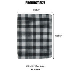 Flame Resistant Electric Car Blanket Heated 12 Volt Travel Throw For Car and RV For Cold Weather