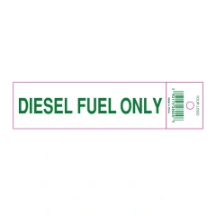Heavy Duty Die-sel Furl Only Truck Decal Self Adhesive