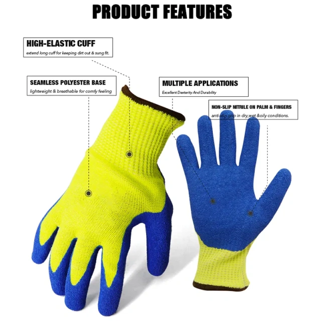 Contact Heat level 2 Work Construction Gloves