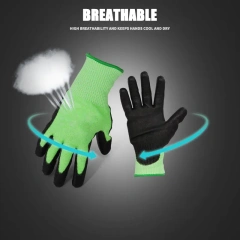 ANSI Cut Level 4 Work Construction Gloves