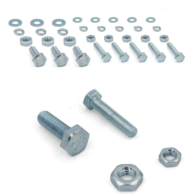 Nut and Bolt 32pcs Assortment Hex Nuts multi-layer gavanizztion