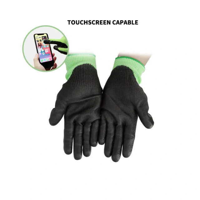 ANSI Cut Level 4 Work Construction Gloves