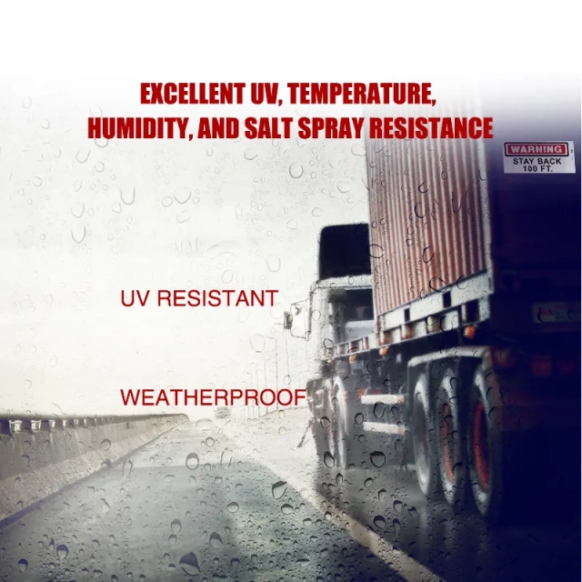 Heavy Duty Fire Extinguisher Inside with Flames Truck Decal Sign Self Adhesive